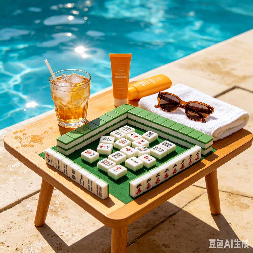 pastel color mahjong tiles