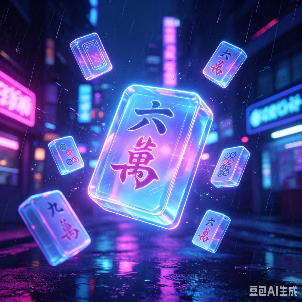 jelly transparent mahjong set