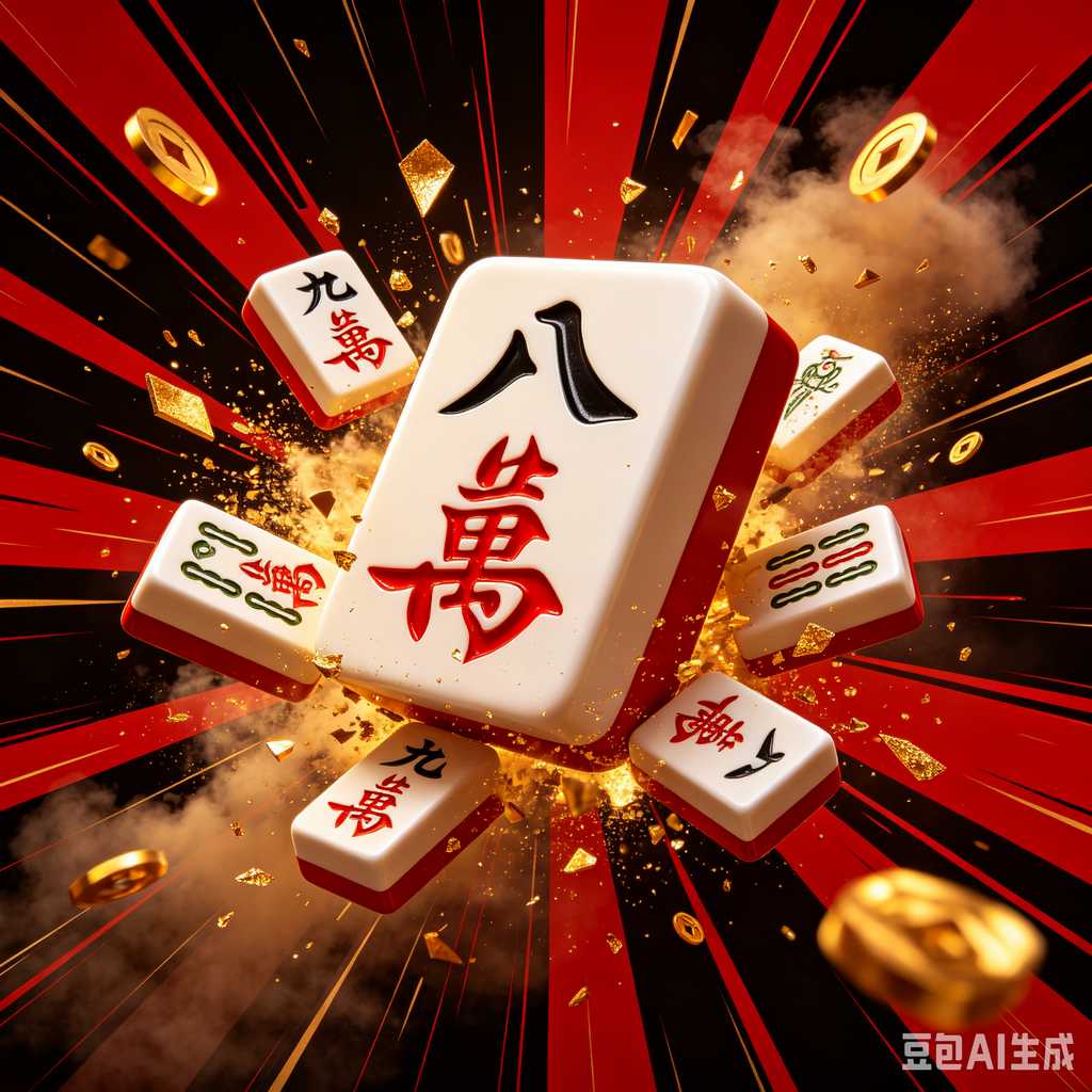 decorative text mahjong set