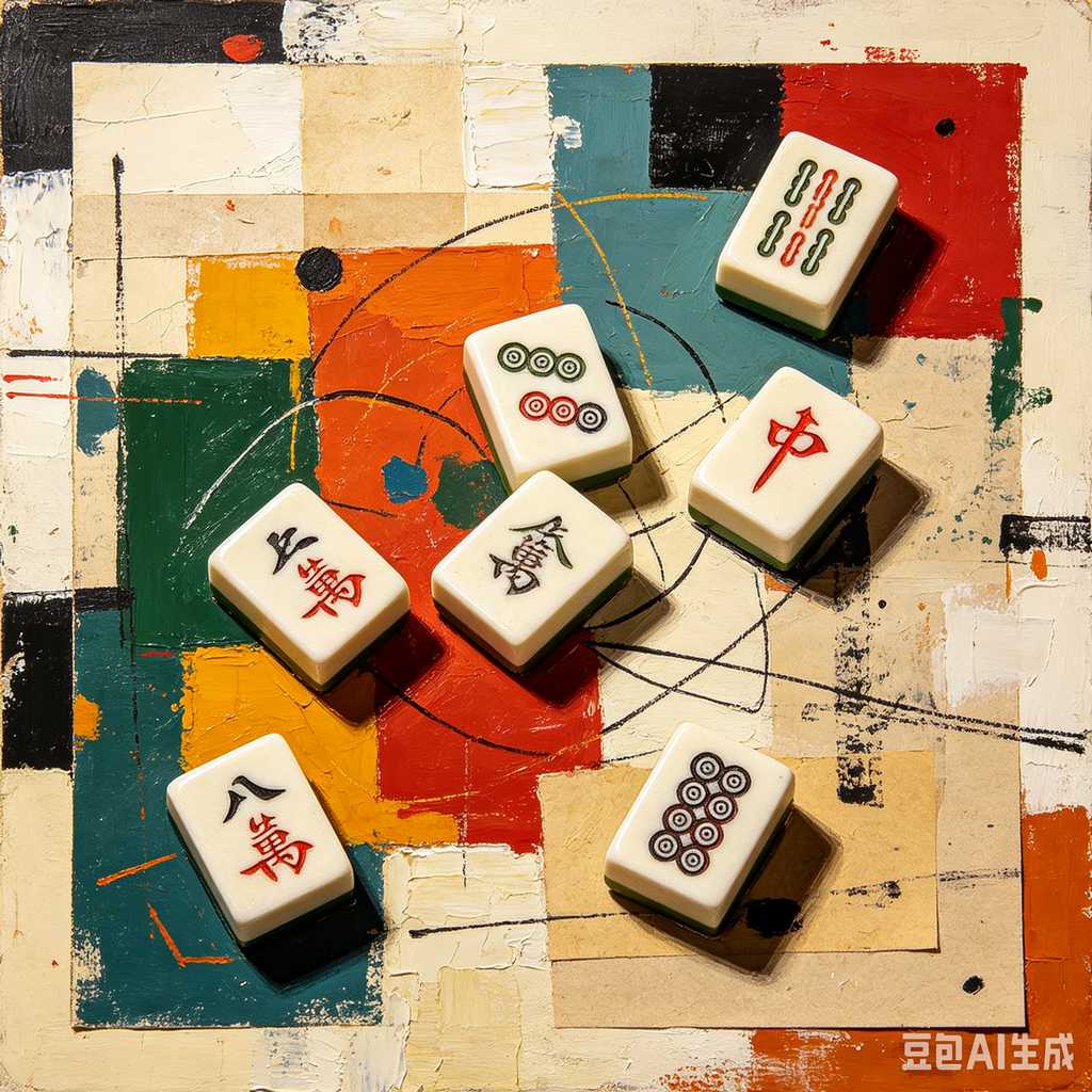 blue crystal mahjong set