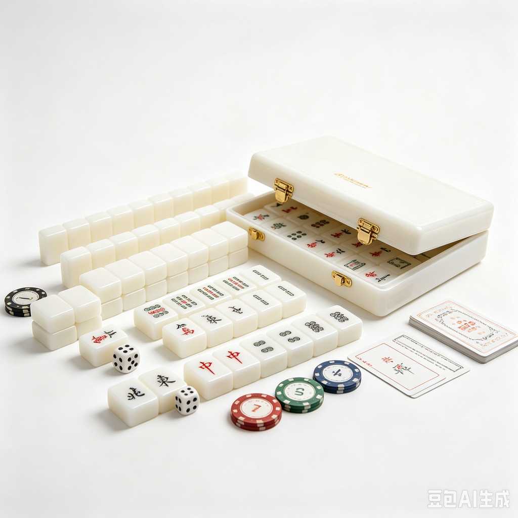 super portable mahjong game set