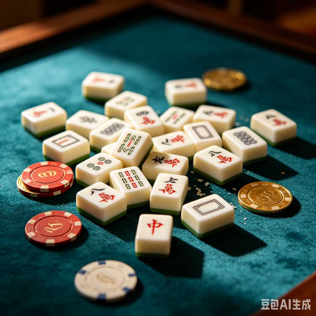 colored mahjong tile racks